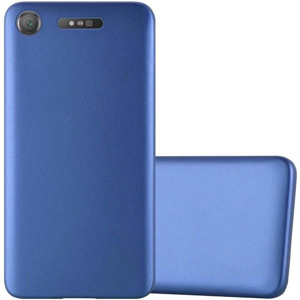 Cadorabo Custodia Protettiva Per Sony Xperia XZ1 Custodia In Blu Telefono Cellulare Tpu Silicone Custodia Cover Case-image