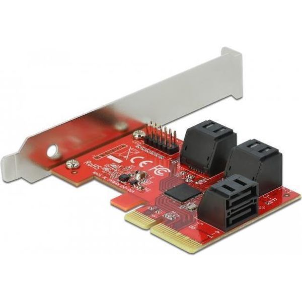 Delock - Speicher-Controller - Sata 6Gb/S - Low-Profile - Pcie 3.0 X4 (89042)-image