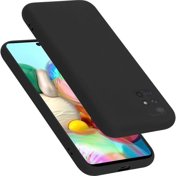 Cadorabo Custodia Protettiva Per Samsung Galaxy A51 4G / M40S Custodia In Nero Telefono Cellulare Custodia Cover Tpu Etui-image