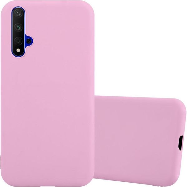 Custodia Cadorabo Per Honor 20 / 20S / Huawei Nova 5T Custodia Protettiva In Rosa Custodia Per Cellulare Tpu Custodia In Silicone Cover-image