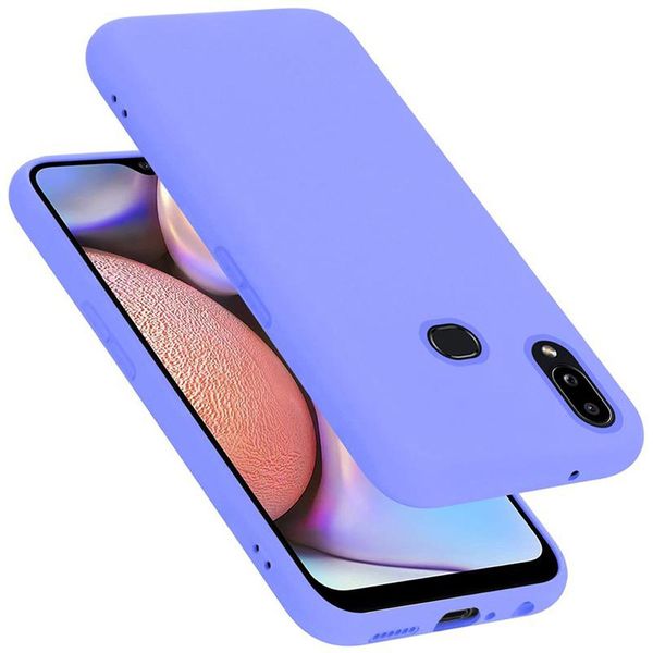 Cadorabo Custodia Protettiva Per Samsung Galaxy A10S / M01S Custodia In Viola Telefono Cellulare Custodia Cover Tpu Etui-image