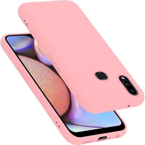 Cadorabo Custodia Protettiva Per Samsung Galaxy A10S / M01S Custodia In Rosa Telefono Cellulare Custodia Cover Tpu Etui-image