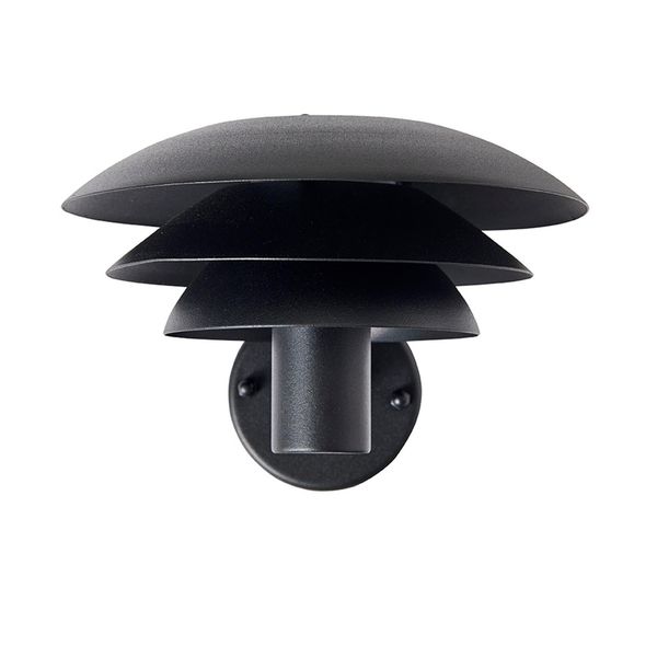 Applique Da Esterno, Applique Da Esterno In Metallo, Lampada Da Esterno, Applique Led, Lampada Da Esterno, Illuminazione Da Esterno DL20 Nero Dyberg Larsen-image