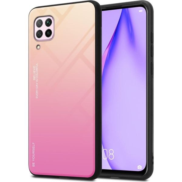 Cadorabo Custodia Per Huawei Nova 6 Se / P40 Lite / Nova 7I Custodia Protettiva In Nero Custodia Per Cellulare Tpu Etui Cover Case Temperato-image