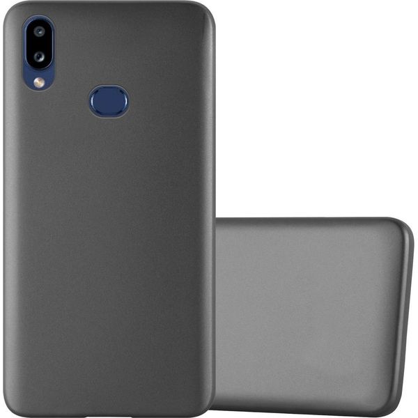Cadorabo Custodia Protettiva Per Samsung Galaxy A10S / M01S Custodia In Grigio Telefono Cellulare Tpu Silicone Custodia Cover Case-image