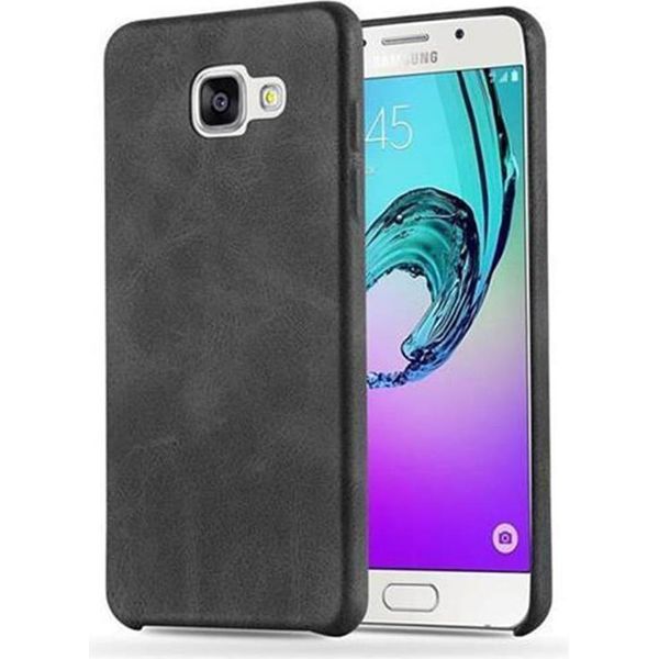 Cadorabo Custodia Protettiva Per Samsung Galaxy A3 2015 Cover In Nero Custodia Rigida Cover Telefono Cellulare Custodia In Ecopelle-image