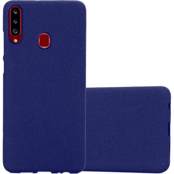 Cadorabo Custodia Protettiva Per Samsung Galaxy A20S In Blu Custodia Del Telefono Cellulare Tpu Etui Cover Case-image