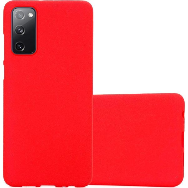 Cadorabo Custodia Protettiva Per Samsung Galaxy S20 Fe In Rosso Custodia Del Telefono Cellulare Tpu Etui Cover Case-image