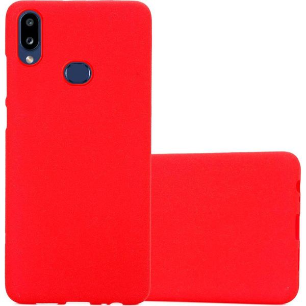 Cadorabo Custodia Protettiva Per Samsung Galaxy A10S / M01S Custodia In Rosso Telefono Cellulare Tpu Etui Cover Case-image