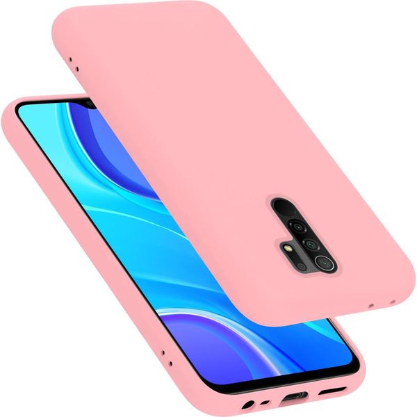 Cadorabo Custodia Protettiva Per Xiaomi Redmi 9 Caso In Rosa Telefono Cellulare Case Cover Tpu Etui-image