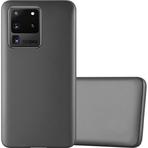 Cadorabo Custodia Protettiva Per Samsung Galaxy S20 Ultra In Grigio Custodia Per Cellulare Custodia In Silicone Tpu Cover Case-image