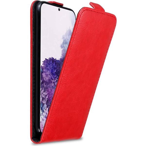 Cadorabo Cover Per Samsung Galaxy S20 Cover Protettiva In Rosso Flip Case Custodia Del Telefono Cellulare Cover-image