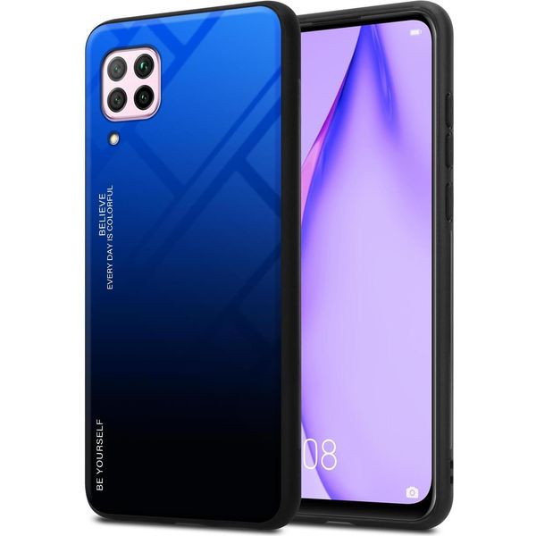 Cadorabo Custodia Per Huawei Nova 6 Se / P40 Lite / Nova 7I Custodia Protettiva In Nero Custodia Per Cellulare Tpu Etui Cover Case Temperato-image