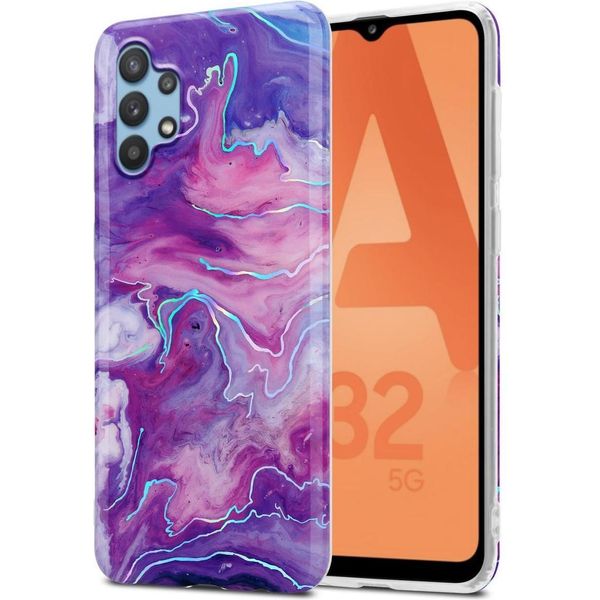 Cadorabo Custodia Protettiva Per Samsung Galaxy A32 5G In Tpu Viola Custodia Per Cellulare Custodia Cover-image