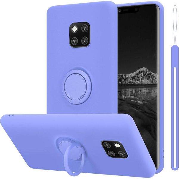 Custodia Cadorabo Per Huawei Mate 20 Pro Cover Protettiva In Viola Custodia Del Telefono Cellulare Tpu Custodia Cover-image