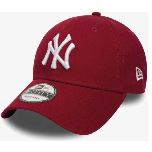KšIltovka Bambini New Era 9FORTY Mlb League Essential Ny Yankees Cardinal Red Cappello Regolabile - Gioventù-image