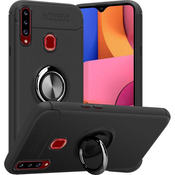 Cadorabo Custodia Protettiva Per Samsung Galaxy A20S Custodia In Nero Telefono Cellulare Custodia Cover Case Silicone Tpu-image