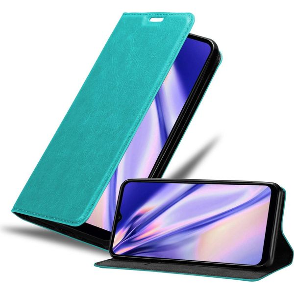 Cadorabo Custodia Per Motorola Moto G10 / G30 Cover Protettiva In Turchese Custodia Per Cellulare Cover Chiusura Magnetica-image