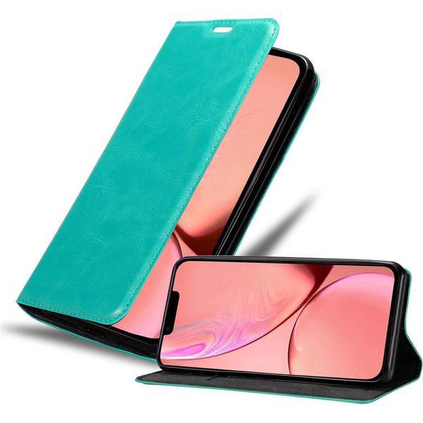 Cadorabo Custodia Per Apple Iphone 13 Custodia Protettiva In Turchese Custodia Per Cellulare Cover Chiusura Magnetica-image