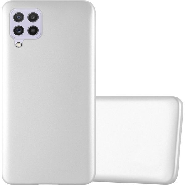 Cadorabo Custodia Protettiva Per Samsung Galaxy A22 4G / M22 / M32 4G In Argento Custodia Per Cellulare Custodia In Silicone Tpu Custodia Cover-image