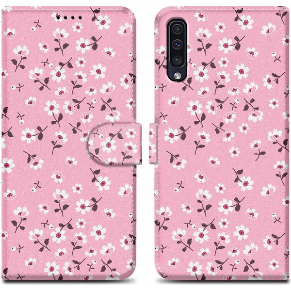 Cadorabo Custodia Protettiva Per Samsung Galaxy A50 4G / A50S / A30S Custodia Design Rosa Telefono Cellulare Custodia Protettiva Magnetica-image