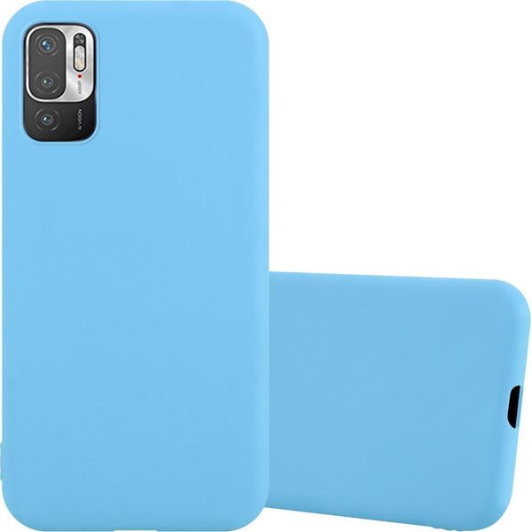 Cadorabo Custodia Per Xiaomi Redmi Note 10 5G / Poco M3 Pro 5G Custodia Protettiva In Blu Custodia Per Cellulare Custodia In Silicone Tpu Cover-image