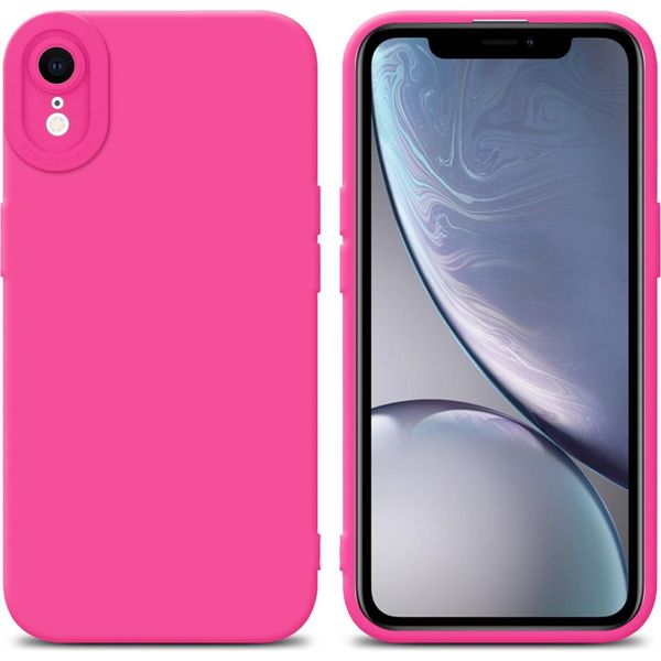 Custodia Cadorabo Per Apple Iphone Xr Custodia Protettiva In Tpu Rosa Custodia In Silicone Custodia Per Telefono Cellulare-image