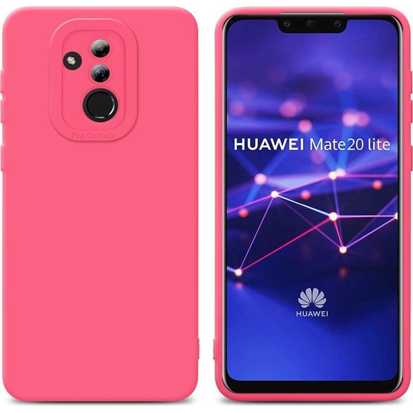 Cadorabo Cover Per Huawei Mate 20 Lite Cover Protettiva In Tpu Rosso Custodia In Silicone Custodia Per Cellulare-image