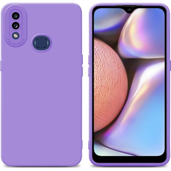 Custodia Cadorabo Per Samsung Galaxy A10S / M01S Copertura Protettiva In Tpu Viola Custodia In Silicone Custodia Del Telefono Cellulare-image