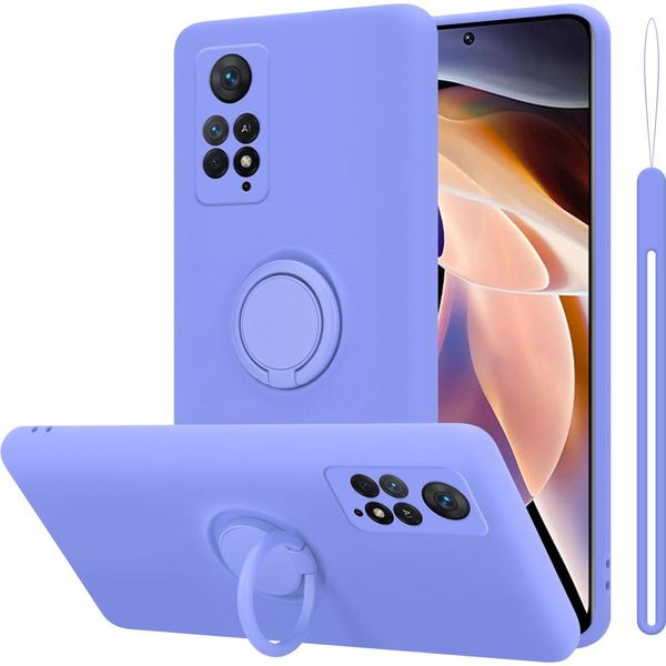 Cadorabo Custodia Per Xiaomi Redmi Note 11 Pro 4G / 5G Custodia Protettiva In Viola Custodia Per Cellulare Tpu Custodia Cover-image