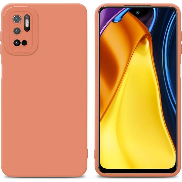 Cadorabo Custodia Per Xiaomi Redmi Note 10 5G / Poco M3 Pro 5G Custodia Protettiva In Silicone Tpu Arancione Custodia Per Cellulare-image