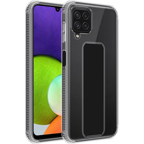 Cadorabo Cover Protettiva Per Samsung Galaxy A22 4G / M22 / M32 4G Custodia In Nero Custodia In Silicone Tpu Cover Funzione Stand-image
