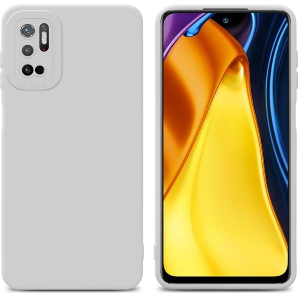 Cadorabo Cover Per Xiaomi Redmi Note 10 5G / Poco M3 Pro 5G Cover Protettiva In Tpu Bianco Custodia In Silicone Custodia Per Cellulare-image