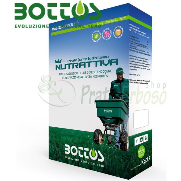 Bottos Nutrattiva 5-0-7- Fertilizzante Per Prato Da 2,7 Kg-image