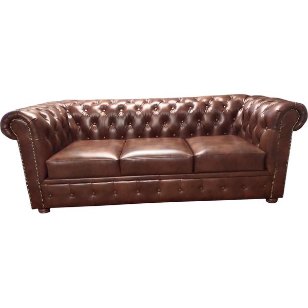 Divano 3 Posti Design Chesterfield Divani 230Cm Divani D'arredo-image