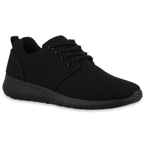 Mytrendshoe Scarpe Sportive Da Donna Scarpe Da Corsa Scarpe Da Ginnastica 74688, Colore: Nero, Taglia: 40-image