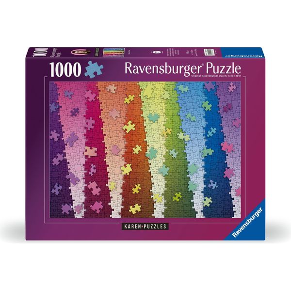 Ravensburger - Puzzle 1000 Karen Colori Su Colori - Ravensburger - (Giocattoli / Puzzle)-image