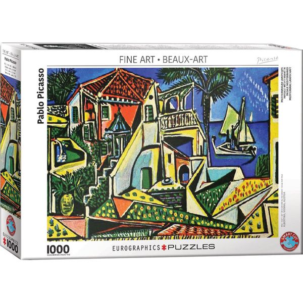 Puzzle Da 1000 Pezzi - Puzzle - Picasso - Paesaggio Mediterraneo + Accessori Per Puzzle-image