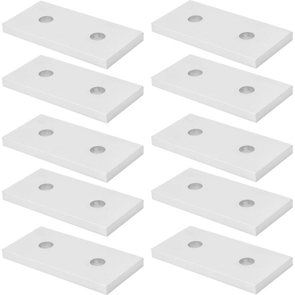 Piastra Di Giunzione, Piastra Di Giunzione Piatta, Piastra Di Giunzione A 2 Fori, Piastra Di Collegamento, Piastra Di Rinforzo, Strumento Di Collegamento Verticale-image