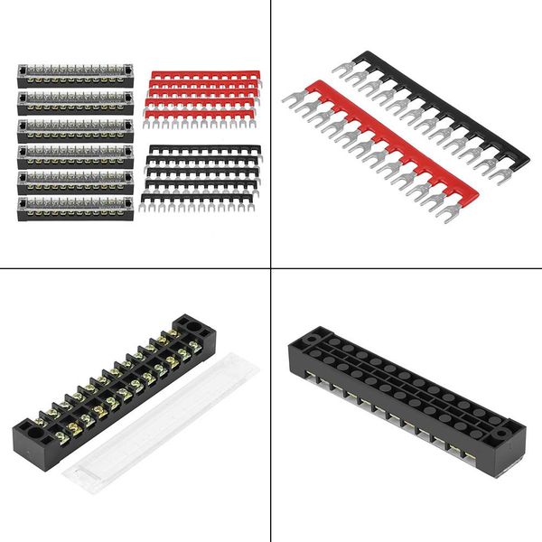 Morsettiera A Vite, Morsettiera A Vite, Morsettiera A Vite A 12 Posizioni, Morsettiera A Vite 600V 15A, Morsettiera A Barriera, Barriera A Filo, Morsettiera A Barriera-image
