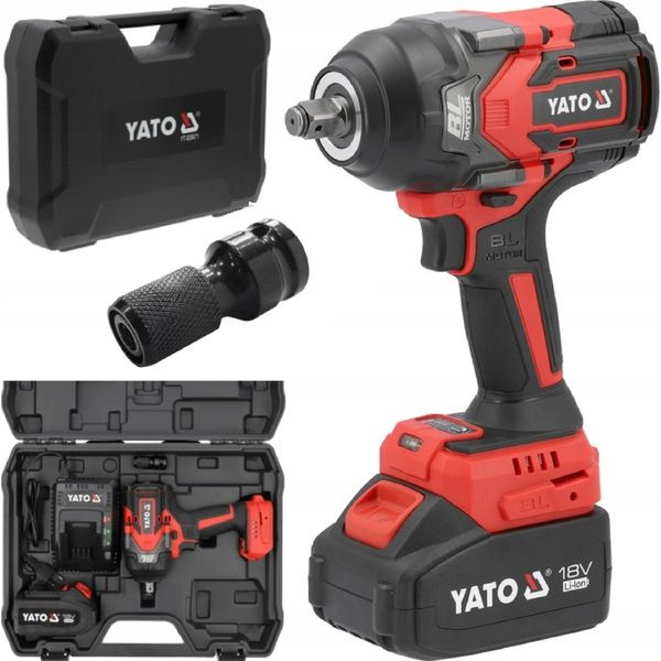 Avvitatore A Impulsi A Batteria 18V, 1200Nm, 1/2" (1 Batteria Da 4Ah + Caricabatteria)"-image
