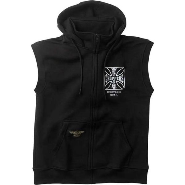 West Coast Choppers Og Atx Zip Pullover Nero L Uomo Nero L-image