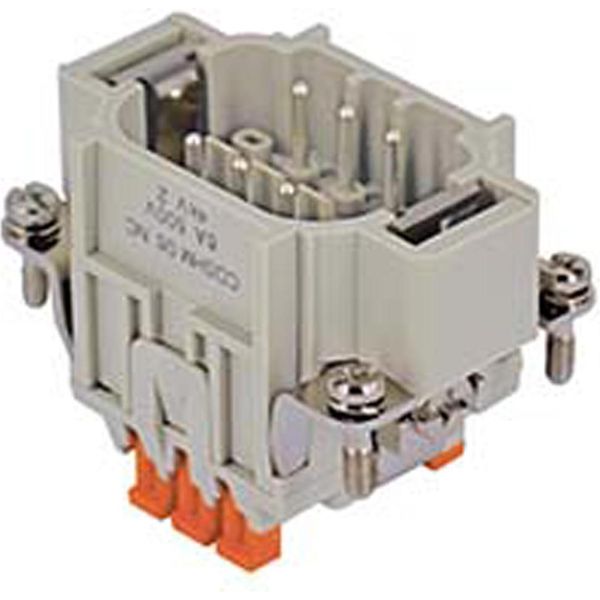Cdshm 06 Nc I.L.M.E. Ilme Cdsh NC-SQUICH Per Trasformatori Per Strumenti Inserto A Pin (M) Collegamento A Morsetto A Gabbia, 6 Pin+Pe 250V, 6A --image