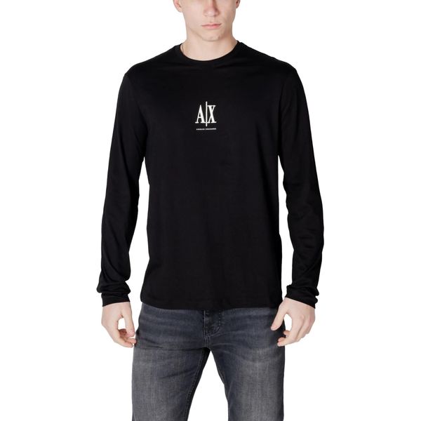 Armani Exchange - Maglia In Cotone Nero Uomo : Taglia - L Taglia: L-image