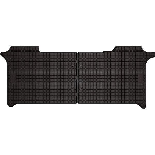 Tappetini Auto In Gomma Adatto Per Man Tge (2017-, Van 2ª Fila) Neri, Set 2 Pz, Con Fissaggi-image