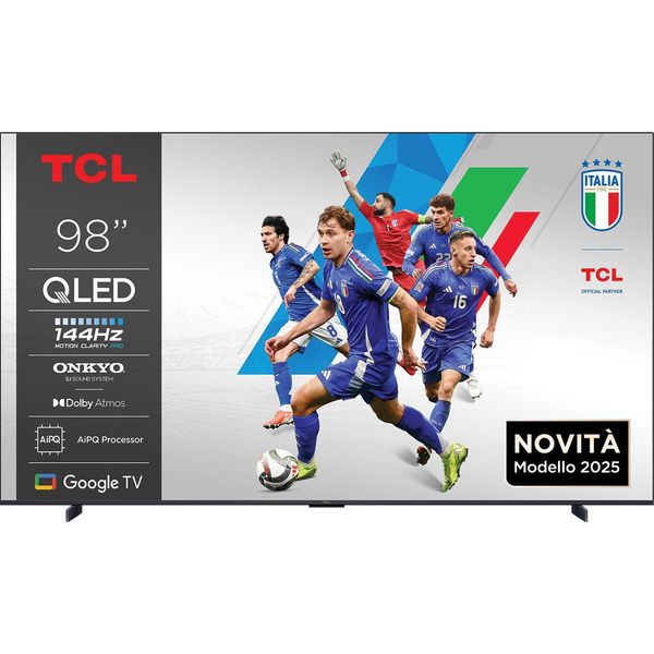Tcl P89K 98P89K, 2,49 M (98"), 3840 X 2160 Pixel, Qled, Smart Tv, Wlan, Metallico"-image