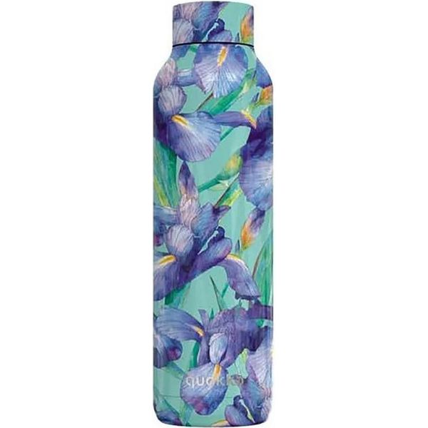 Bottiglia Thermos Quokka Blue Iris 630Ml Multicolore Multicolore Taglia Unica-image