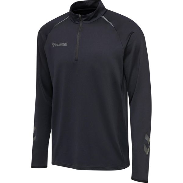 Hummel Hmlauthentic Pro Felpa Con Mezza Zip, Antracite, S, Bambini-image