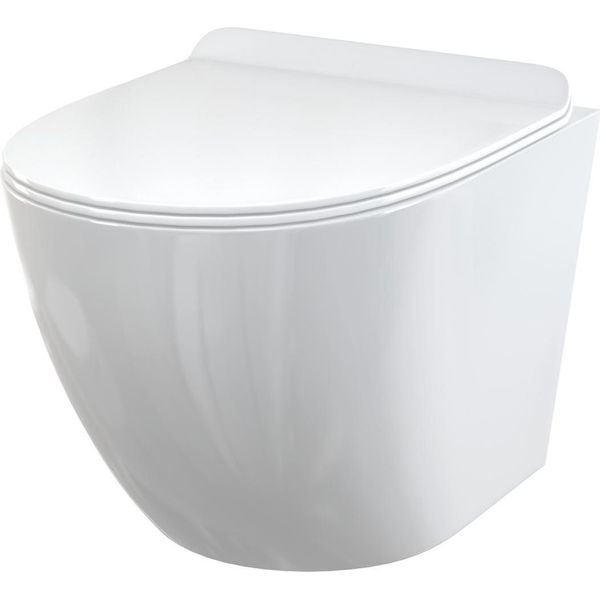 Alcadrain Wand-Wc Solid Mit Wc-Sitz Softclose Slim Duroplast-image
