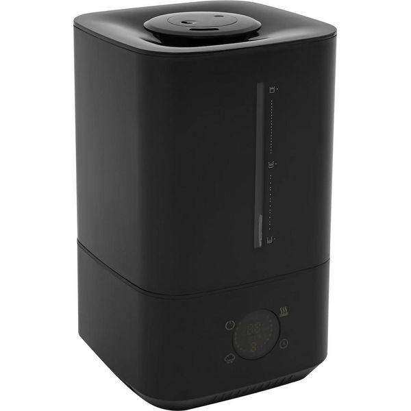 Umidificatore A Ultrasuoni, Nebbia Calda E Fredda, Ugello A 360°, Nero-image